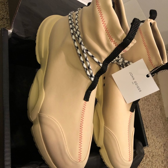 John Geiger 002 Cream/Cream/Red - Picture 5 of 7